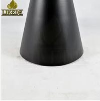 Pieds de table basse ou d'appoint décoratifs en acier noir, finition poudrée, style antique, accessoires