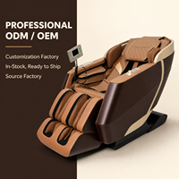 Silla de Masaje de Gravedad Cero de Lujo, Directo de Fábrica en China, Multifuncional, Eléctrica, Shiatsu de Cuerpo Completo, Reclinable, OEM, ODM, Venta al Por Mayor