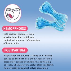 Compresas de Gel Reutilizables Frías y Calientes para Alivio del Dolor de <span class=keywords><strong>Hemorroides</strong></span> Posparto, Uso en <span class=keywords><strong>Embarazo</strong></span>/Parto para Mujeres - Product Image 2