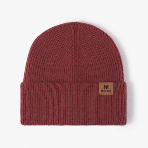 Vente en gros de bonnets tricotés d'automne et d'hiver en fausse fourrure de lapin, bonnets personnalisés pour hommes et femmes - Product Image 2