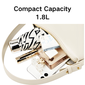 真皮柔软可调斜跨时尚流浪汉轻量袋拉链封口手提包女性日常休闲购物 - Product Image 3