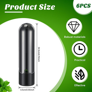Herb Saver Storage <b>Container</b> Clear Fresh Herb Keeper Tube Cilantro Parsley Scallion Vegetable Preserver Box <b>Refrigerator</b> Kitchen - Product Image 2