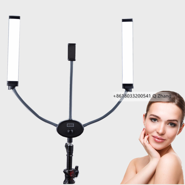 Dual Arm LED Floor Lamp Lash Light for Eyelash Extensions MULTIMEDIA X CONTENT CREATION KIT Lamp Eyelash Extensions Lash Lamp