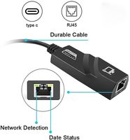 Adaptador de red Ethernet USB 3.0 a 1000Mbps RJ45 LAN, adaptador con cable, Plug and Play, compatible con portátiles, computadoras de escritorio y MacBook