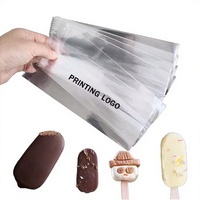 Sacs coussin laminés thermoscellables personnalisés avec logo, en PE, résistants à l'humidité, impression héliogravure, pour emballage d'aliments surgelés, de bâtonnets glacés, de crème glacée et de lait