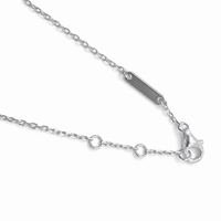Bracelet chaîne en argent avec symbole de l'infini, style minimaliste, adapté à un usage quotidien, cadeau tendance pour femme, cadeau pour petite amie