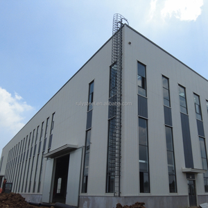 Edificio de almacén prefabricado de varios pisos con grúa y <span class=keywords><strong>elevador</strong></span> de carga para almacenamiento industrial y logística Marco de acero galvanizado - Product Image 4