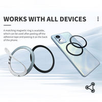 Support magnétique pour téléphone, bouteille d'eau isotherme en acier inoxydable 32oz à double paroi, pour sport, gym et voyage