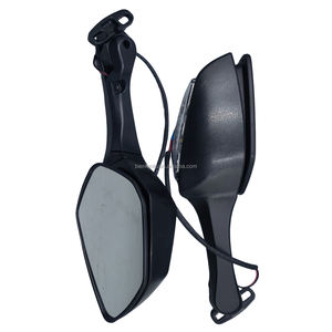 Rétroviseurs latéraux de moto avec clignotants à LED pour <span class=keywords><strong>Kawasaki</strong></span> <span class=keywords><strong>Ninja</strong></span> <span class=keywords><strong>ZX10R</strong></span> ZX1000 2011-2015 <span class=keywords><strong>2012</strong></span> 2013 2014-2015 - Product Image 4