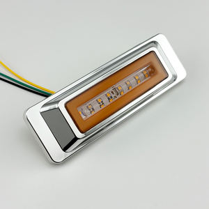 Feux <span class=keywords><strong>de</strong></span> dégagement LED, double lumière <span class=keywords><strong>de</strong></span> plafond rectangulaire, lumière constante, clignotante, lumière <span class=keywords><strong>de</strong></span> bord universelle pour camion - Product Image 4