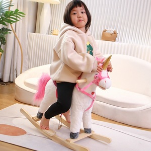 <span class=keywords><strong>DR</strong></span> Baby Kids Toys Peluche Rocking Horse Deer Animals Ride on Rocker - Product Image 3