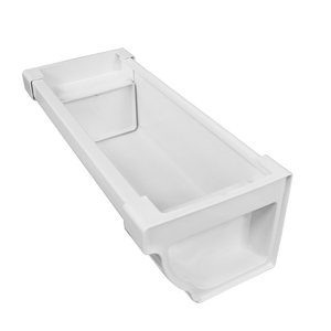 Usine directement vendre <span class=keywords><strong>Pvc</strong></span> Gouttière arrêt embout 5.2 pouces raccord de tuyau système de toit raccord de gouttière en plastique - Product Image 3