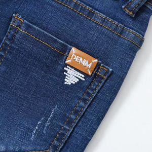 Short en jean décontracté à boutons imprimé <span class=keywords><strong>cargo</strong></span> en coton respirant à séchage rapide avec poche pour l'été pour les garçons d'un an - Product Image 3