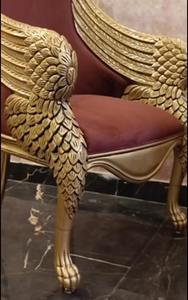 Chaise en teck vintage de style royal, best-seller, pour salon et hall d'hôtel, disponible pour la vente en gros - Product Image 5