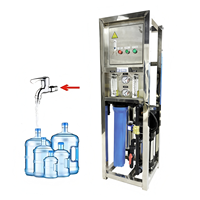 Équipement d'osmose inverse de style simple-Filtre de purification d'eau pour toute la maison de petite taille avec cadre en acier inoxydable
