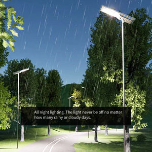 Réverbère routier haute puissance Blue Carbon, étanche IP65, lampe extérieure, 12000lm, éclairage solaire LED - Product Image 6