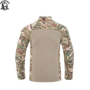 T-shirts tactiques de combat respirants de haute qualité, camouflage désertique, pour hommes, pour la chasse et les sorties de camouflage Frog - Product Image 6