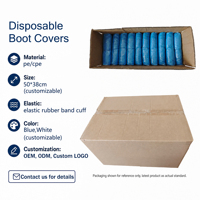 Protège-chaussures en vrac, grande taille, respirants, certifiés ISO, sans latex, hypoallergéniques, pour usage médical