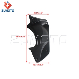 Cubierta de carenado de cubierta de conducto de aire de tablero delantero ABS para <span class=keywords><strong>Kawasaki</strong></span> 2006-2011 <span class=keywords><strong>ZZR1400</strong></span> - Product Image 6
