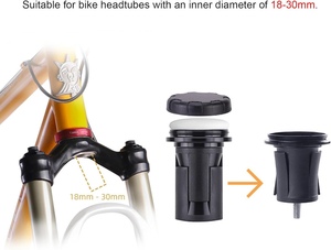 Support de fourche avant de vélo dissimulé, support dédié pour les traceurs et localisateurs intelligents - Product Image 3