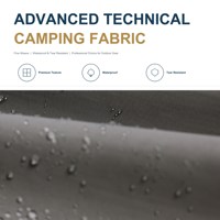 Tissu Ripstop en Nylon Enduit PU 400Dx400D Imperméable, Résistant à l'Abrasion et aux UV pour Tapis de Pique-Nique et Abris de Camping