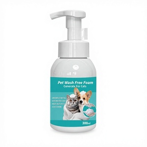 Champú Espumoso Portátil de 300 ml con Logotipo Personalizado, Champú sin Enjuague <span class=keywords><strong>para</strong></span> Perros y Gatos, Uso en Interiores, Todas las Estaciones, Artículo en Stock - Product Image 1