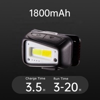 Nueva Lámpara Frontal LED de Alta Gama de Marca Privada OEM, Recargable Tipo-C, con Atenuación Continua, COB, para Camping, Pesca y Actividades al Aire Libre