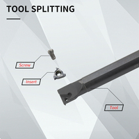 SNR0008K11 SNR0010K11 SNL0010K11 SNR0012M11 CNC Internal Thread Turning Tool Rod 11IR/NR/ER Threaded Inserts Lathe SNR Holder