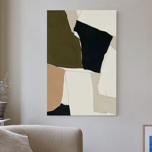 Luz de lujo colorido forma irregular imágenes textura decoración de pared pintura original del artista sala de estar dormitorio Oficina común - Product Image 2