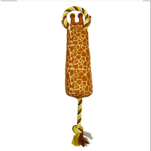 Yüksek kalite fabrika Oxford bez zürafa köpek oyuncak dayanıklı interaktif Pet oyuncak