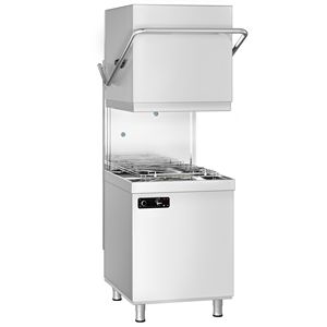 GGM Gastro Pass-Through <b>Dishwasher</b> - Manual - 6.52 kW - with <b>detergent</b>, rinse aid & drain pump - Product Image 3