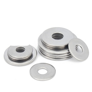 Nhà Máy bán hàng trực tiếp 304 thép không gỉ phẳng máy giặt M4 M5 M6 M10 dày và mở rộng chất lượng cao thép carbon Đồng bằng máy giặt - Product Image 2