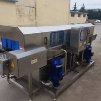SUS304 Panier industriel Machine à laver Séchoir à haute pression Laveuse de plateau avec boîte en plastique Nettoyeur de carburant électrique État neuf