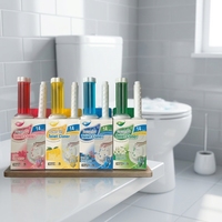 Gel Nettoyant Désodorisant et Détartrant pour Toilettes, Élimine les Odeurs et les Taches, Parfum pour Salle de Bain