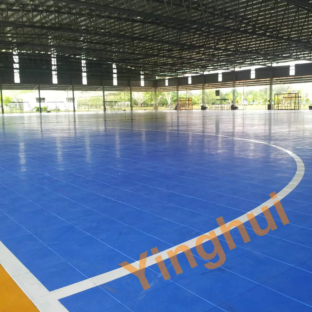 I-02 Pp Plastic Indoor Inline Hockey Vloer Zaalvoetbal Oppervlak Sportvloeren Van China Fabricage Yinghui Merk