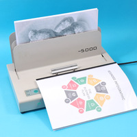 En stock – Couverture de classeur thermique transparente en PVC avec dos pré-collé pour rapports académiques et documents officiels