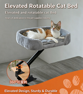 Cama Plegable y Moderna para Mascotas con Toldo, Giratoria 360°, para Escritorio, Oficina y Uso en Interiores - Product Image 6