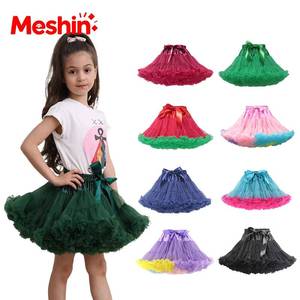 Tutú de Moda para Niñas, Falda de Tul Súper Esponjosa, Falda de Ballet de Princesa, Ropa para Niños para Navidad y Halloween - Product Image 1