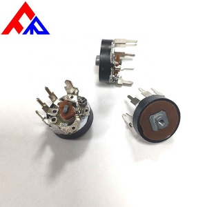 Professional Manufacturer Wholesale 5 Pin 50K 12.5mm RK128 Series Rotary Potentiometer <b>Switch</b> Rheostat for Electronic - Product Image 4
