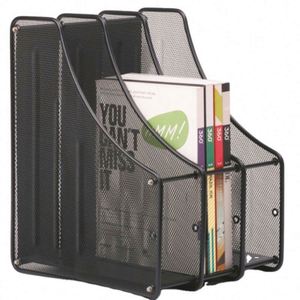 Porte-revues de bureau en métal à 3 sections, de qualité supérieure, très vendu, pour organiser les magazines et les documents - Product Image 2