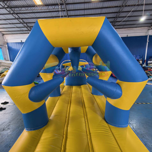 Large kids commercial bounce house combo slide <b>inflatable</b> obstacle course <b>for</b> water <b>pool</b> - Product Image 6