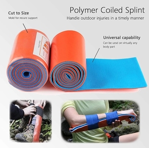 Đa chức năng ngoài trời Viện trợ đầu tiên cố định CuộN tấm <span class=keywords><strong>Polymer</strong></span> thạch cao nẹp nhựa gấp cắt ngón tay Cổ tay chân gãy xương nẹp - Product Image 4