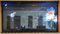 Écran LED transparent P2.5 pour centre commercial et ascenseur, panneau mural vidéo, écran LED holographique pour fenêtre