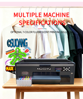 Impresora DTF A3 Nuoyu en Oferta, con Cabezal Único, 7 Colores, Máquina de Nivel Básico para Personalización de Camisetas