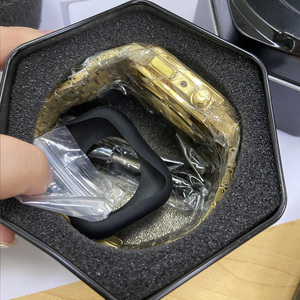 Cinturino in Metallo a Tre Perle per IWatch Serie 45mm Kit di Modifica Set Cassa in Acciaio Inossidabile per <span class=keywords><strong>Apple</strong></span> <span class=keywords><strong>Watch</strong></span> Serie 9 8 7 <span class=keywords><strong>SE</strong></span> <span class=keywords><strong>5</strong></span> - Product Image 4