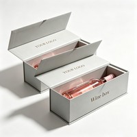 Großhandel Luxus-Weinkisten mit Prägung Maßgefertigte Hochwertige Wein- und Champagner-Verpackungsbox Magnetische Weinbox mit Schaumstoffeinlage