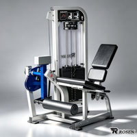 Machine d'extension des jambes isolalettes ROSEN pour musculation, équipement de gym commercial à charge par pignon, directement de l'usine