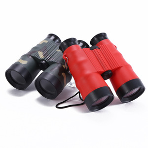 Children Binoculars 6X36 Plastic Toy Telescope Outdoor Use Red Camouflage Color - Product Image 1