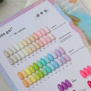 36 Color Candy Color Uv <b>Nail</b> <b>Gel</b> <b>Set</b> Spring and Summer New Environmental Friendly Odorless Long-lasting <b>Nail</b> Polish Glue - Product Image 2