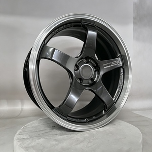 Rines Forjados de <span class=keywords><strong>Cinco</strong></span> Radios en Color Gris Metálico con Borde Mecanizado 24x14 5x1143 5x120 para BMW E46 E30 E90 - Product Image 3